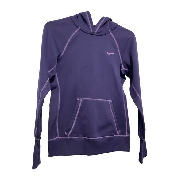 Nike Therma-Fit XS Purple Hoodie - Picture 1 of 6
